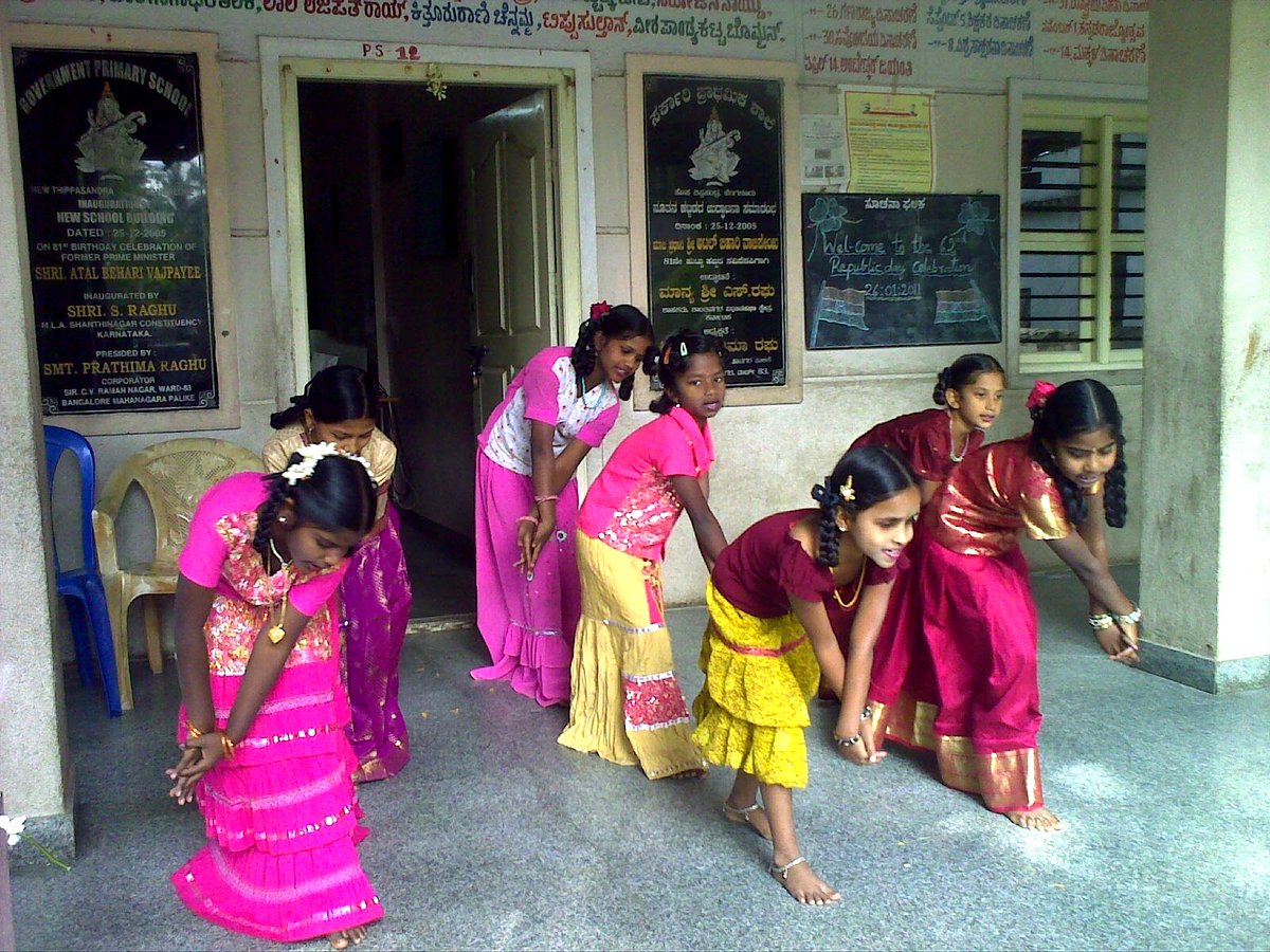 Cultural dance performance by students